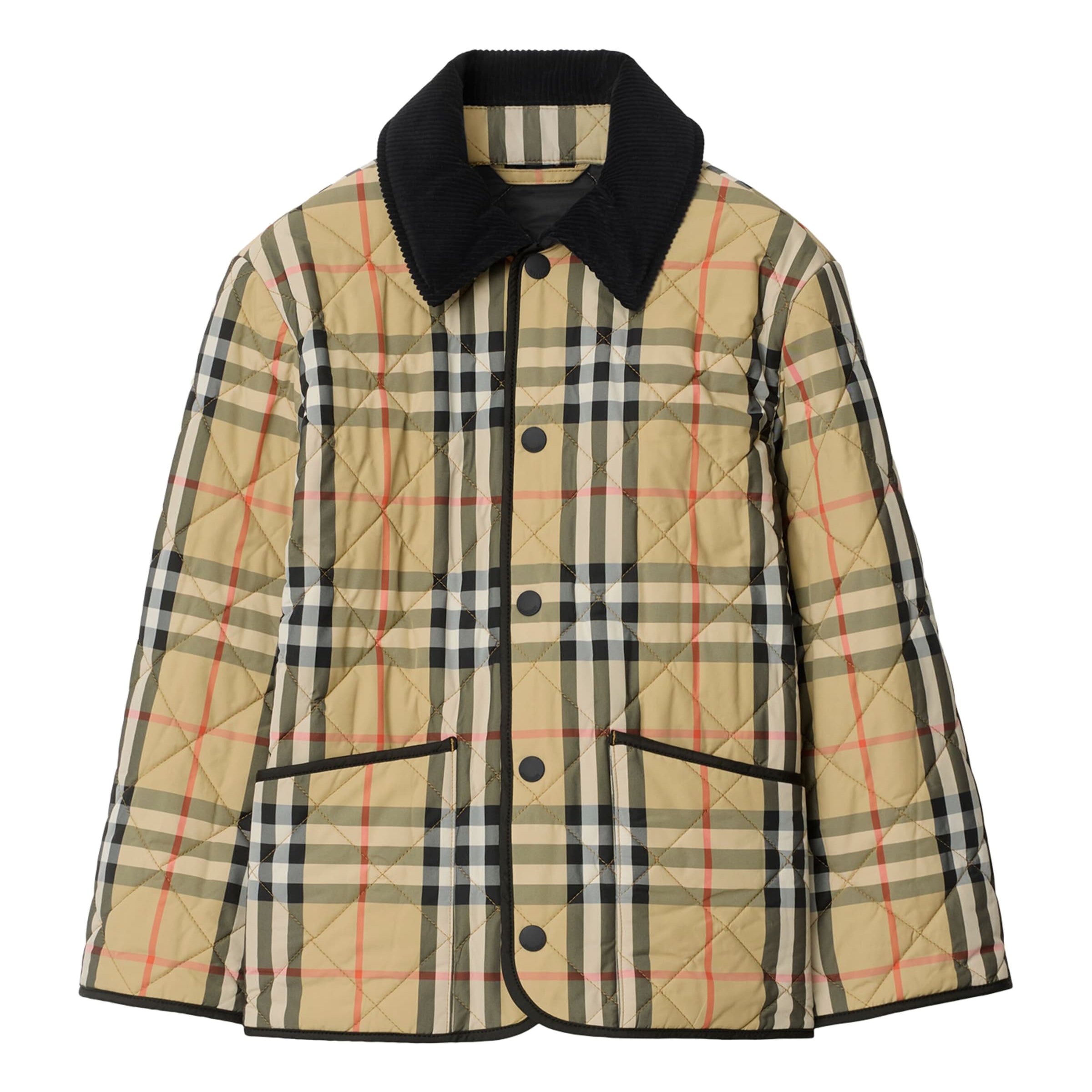 Burberry Kids Quilted Check Barn Jacket (3-12 Years)