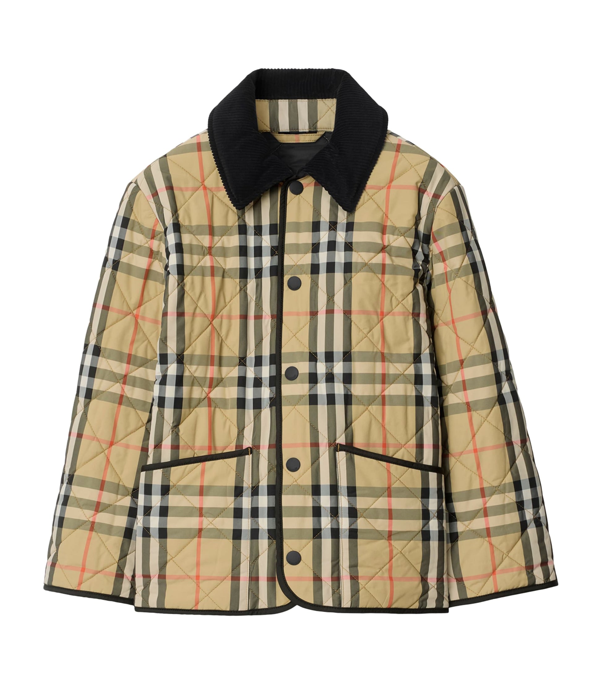 Burberry Kids Quilted Check Barn Jacket (3-12 Years)