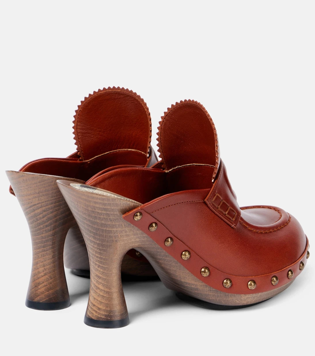 Burberry - 75 leather mules