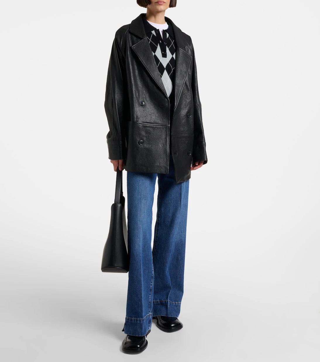 Frame - Slice high-rise flared jeans