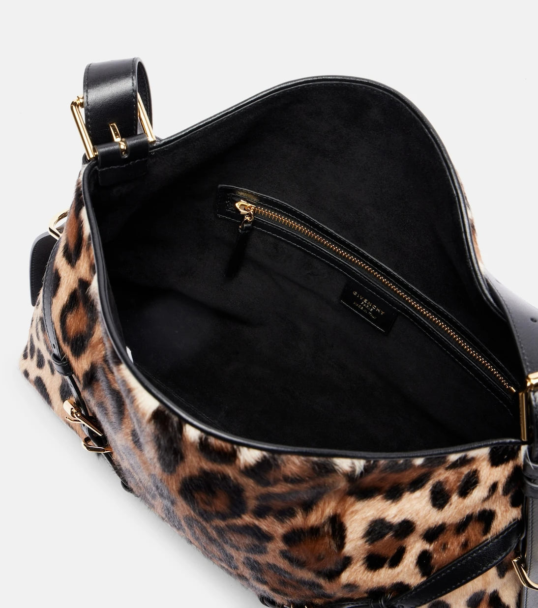 Givenchy - Voyou Medium leopard-print shoulder bag