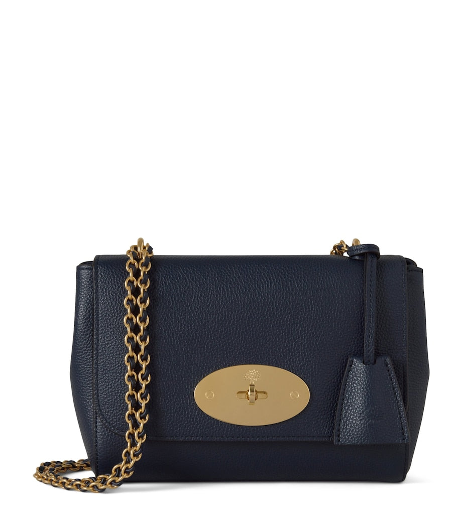 Mulberry Leather Lily Shoulder Bag NIGHT SKY