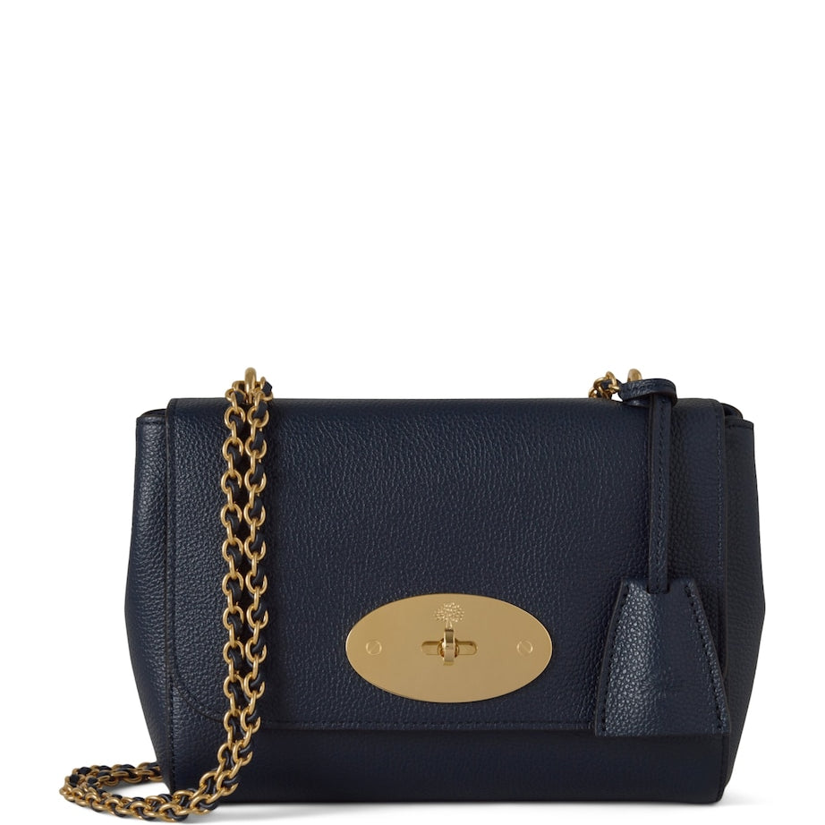 Mulberry Leather Lily Shoulder Bag NIGHT SKY