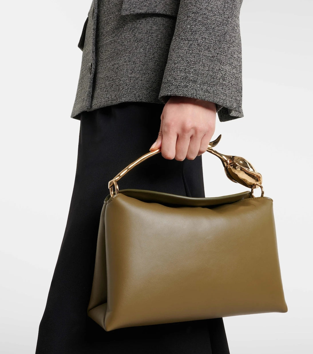 Erdem - Bloom Medium leather top-handle bag