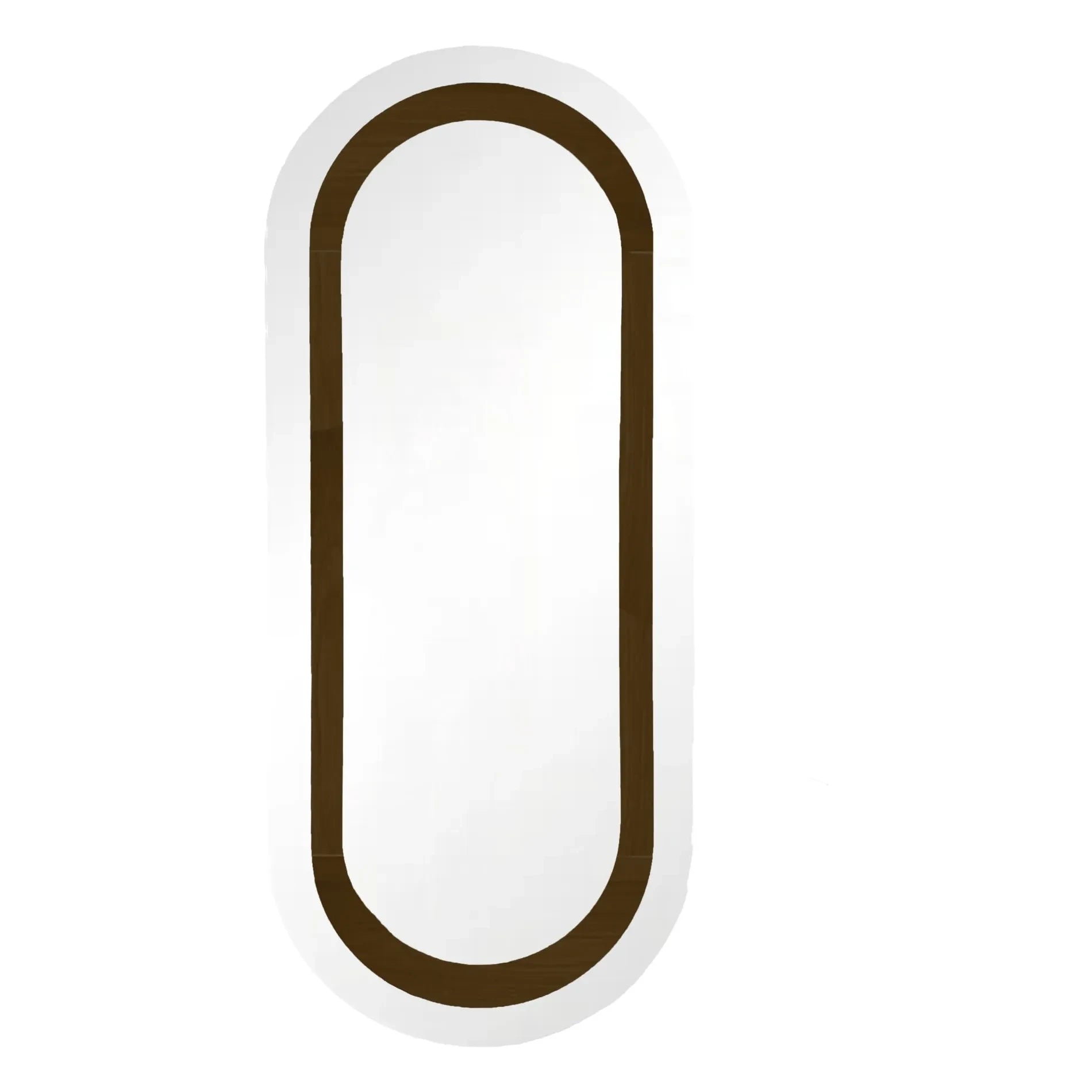 Gabrielle Paris - Victor mirror in walnut-finish ash | Walnut