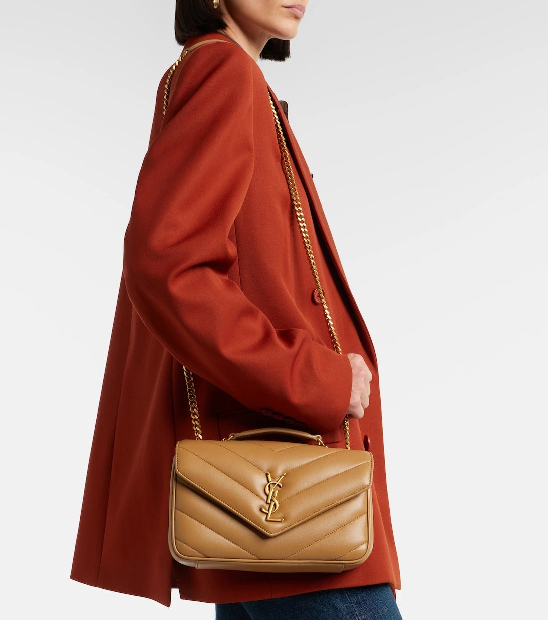Saint Laurent - Loulou Small leather shoulder bag