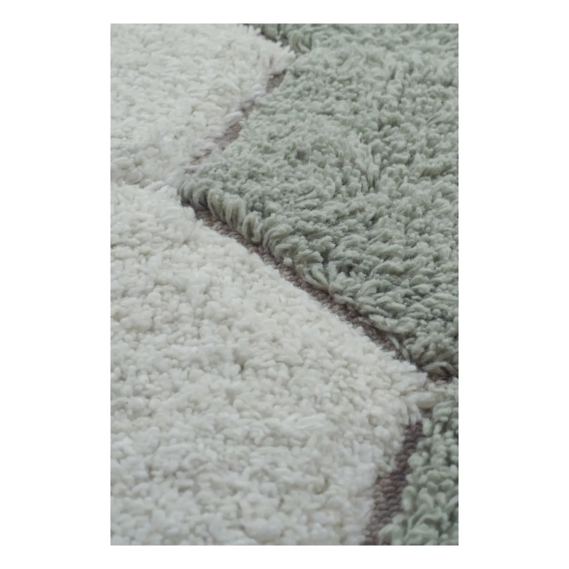 Lorena Canals - Honeycomb round carpet | Grey blue
