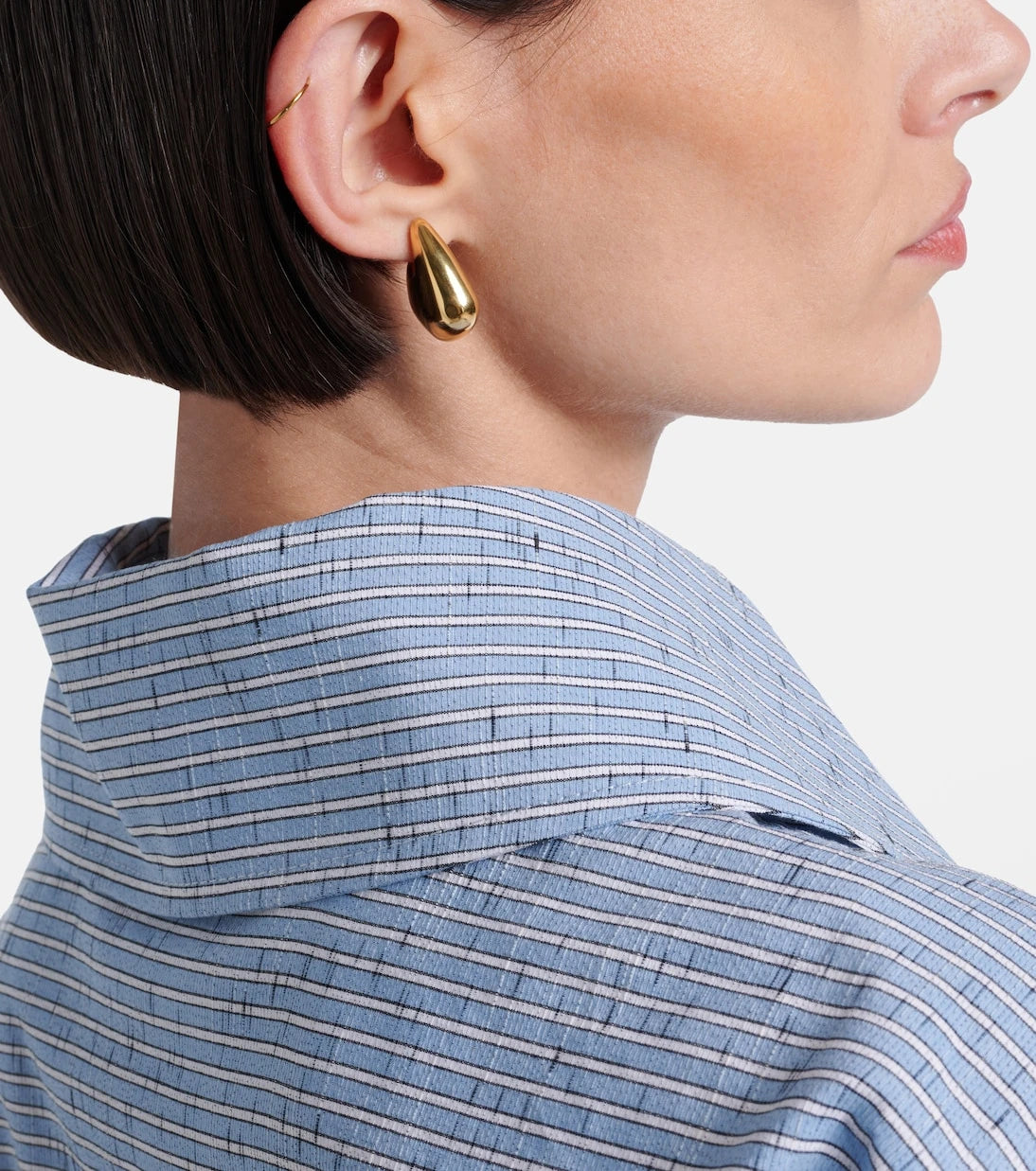 Bottega Veneta - Drop Small gold-plated earrings