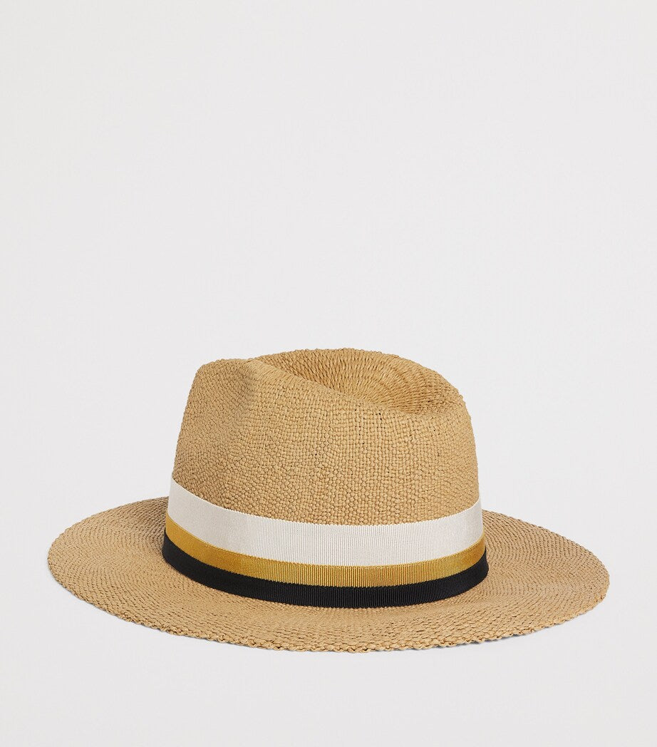 Brown Woven Luis Hat
