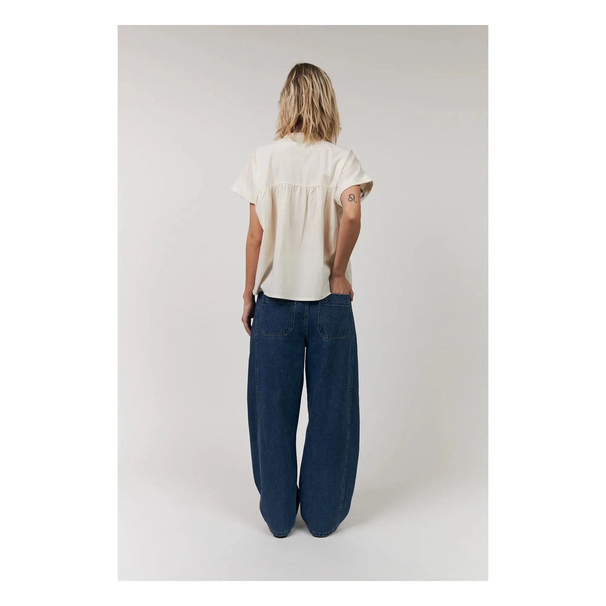 Lollys Laundry - Mya Cotton blouse | Cream