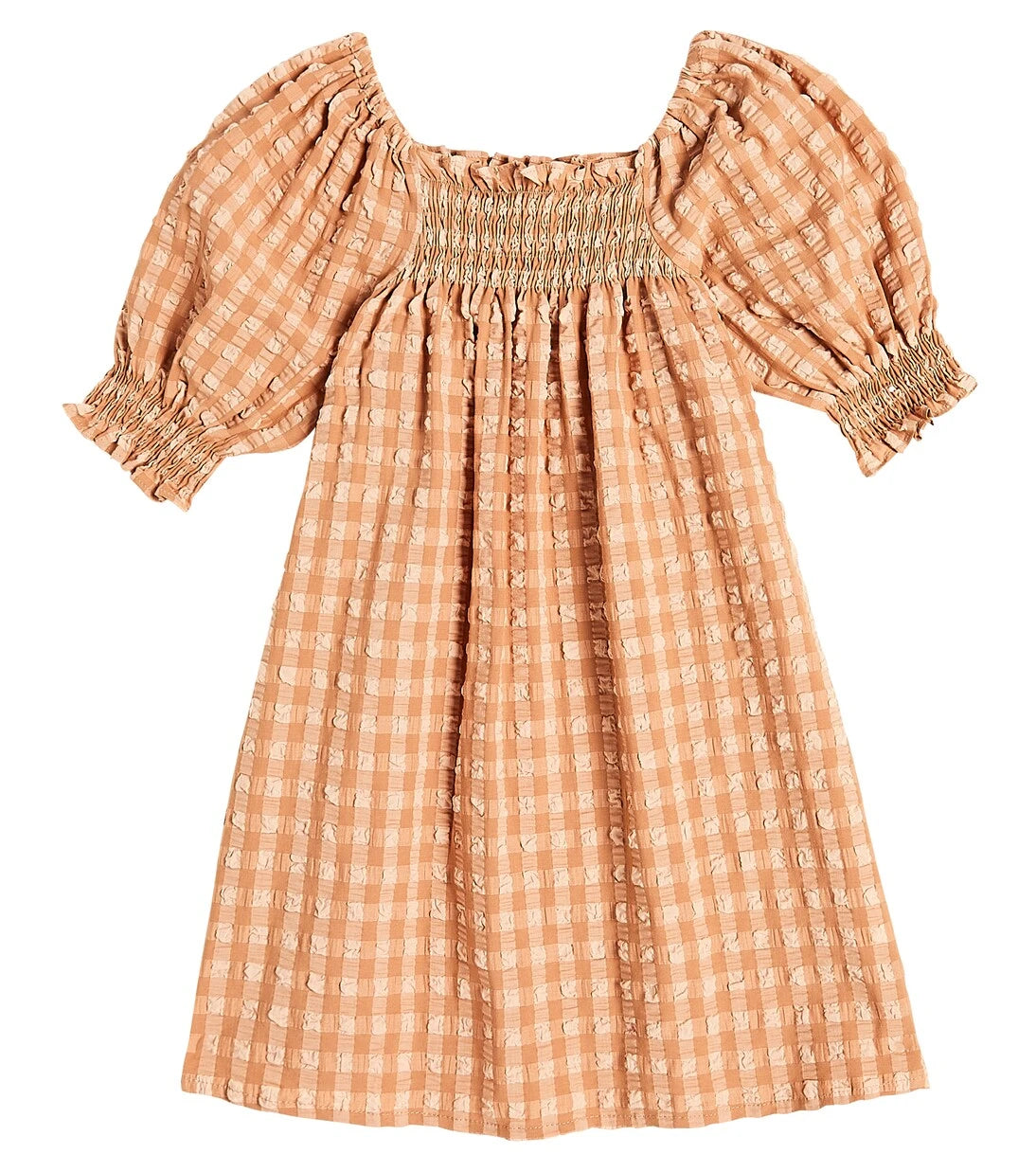 The New Society - Canyon checked cotton-blend dress