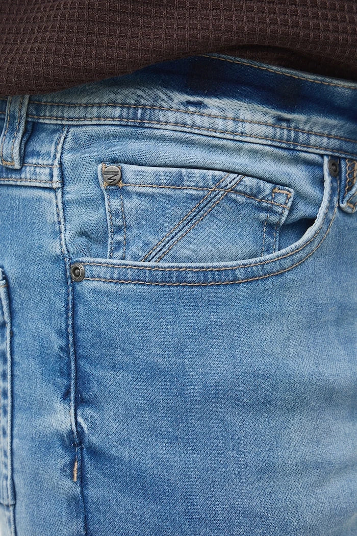 erkek slim fit kot pantolon