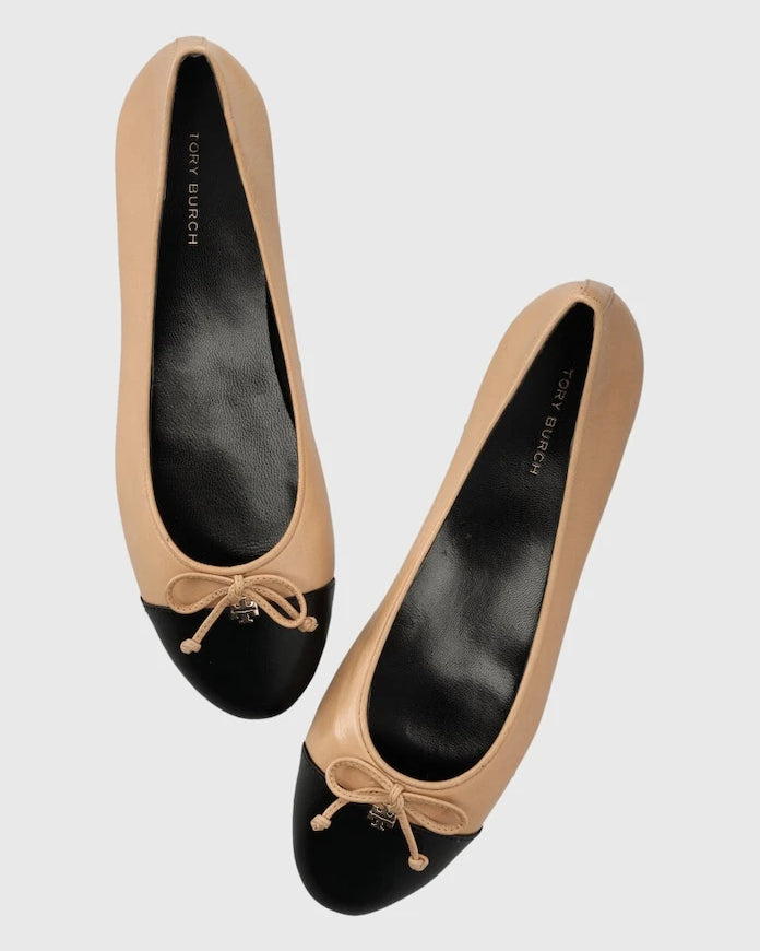 Tory Burch CAP-TOE BALLET Deri Babet