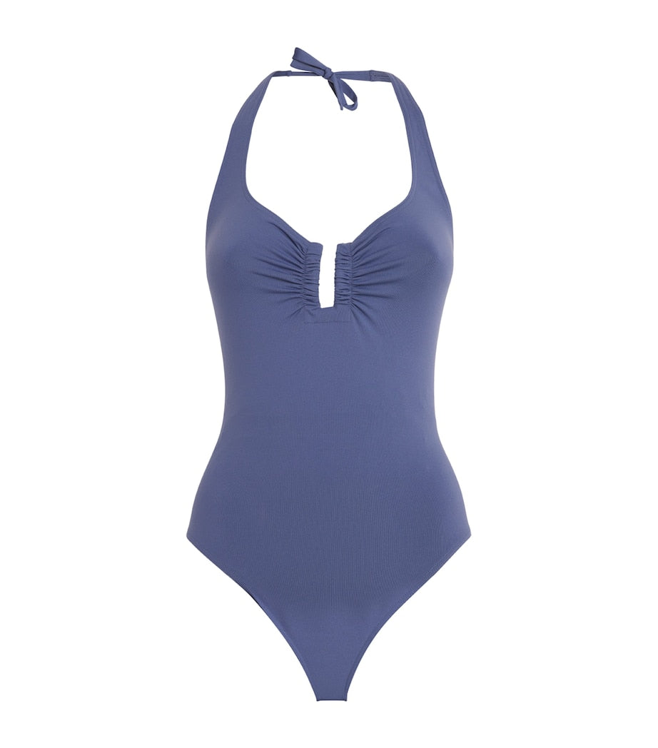 Eres Blue Legendaire Halterneck Swimsuit