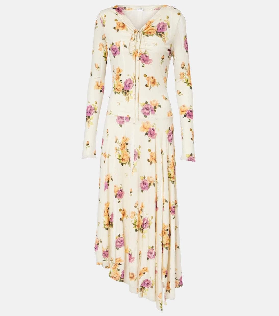 Acne Studios - Edna floral asymmetric midi dress