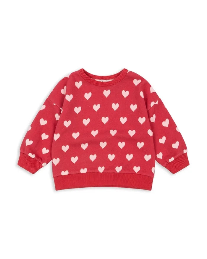 Konges Sløjd LOUPY LOU SWEAT SHIRT OCS Çocuk Pamuklu Sweatshirt