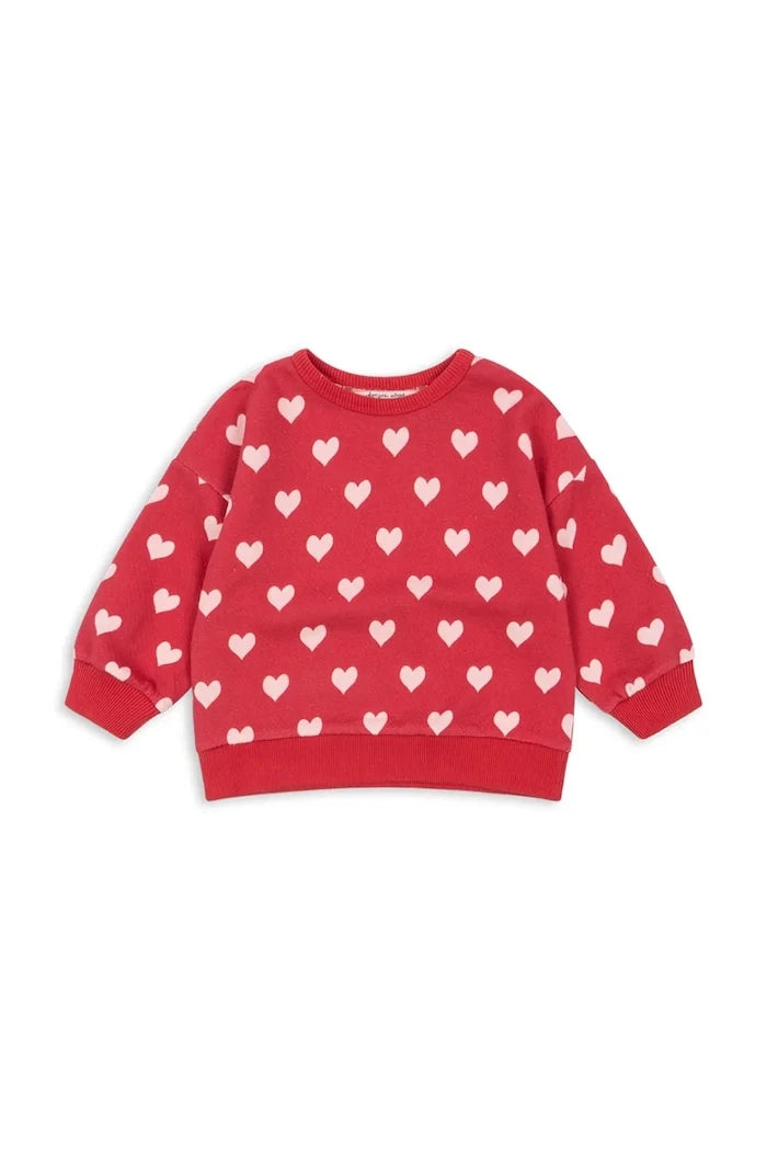 Konges Sløjd LOUPY LOU SWEAT SHIRT OCS Çocuk Pamuklu Sweatshirt
