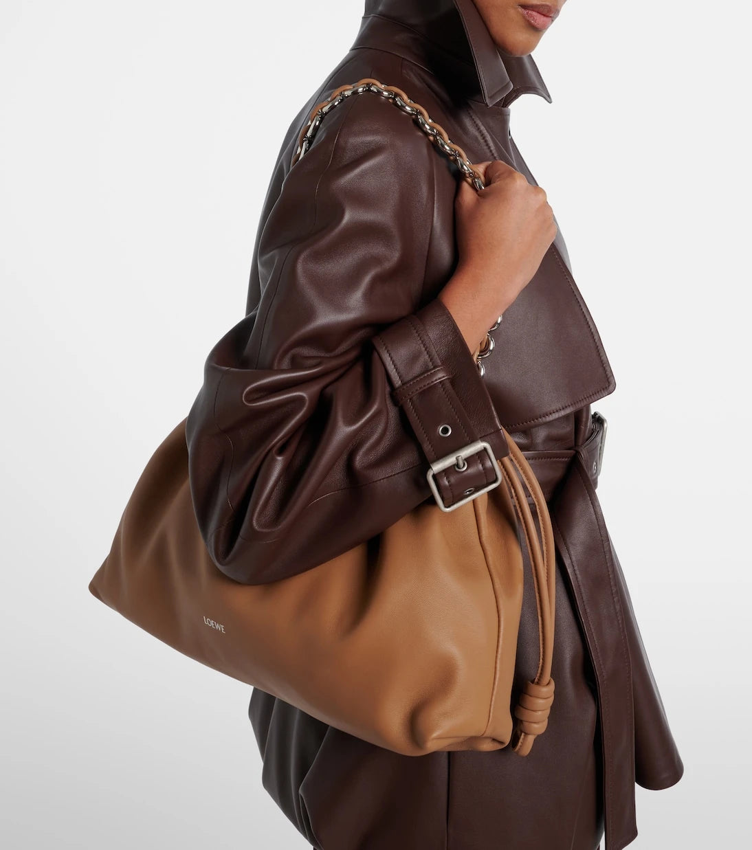 Loewe - Flamenco Large leather shoulder bag