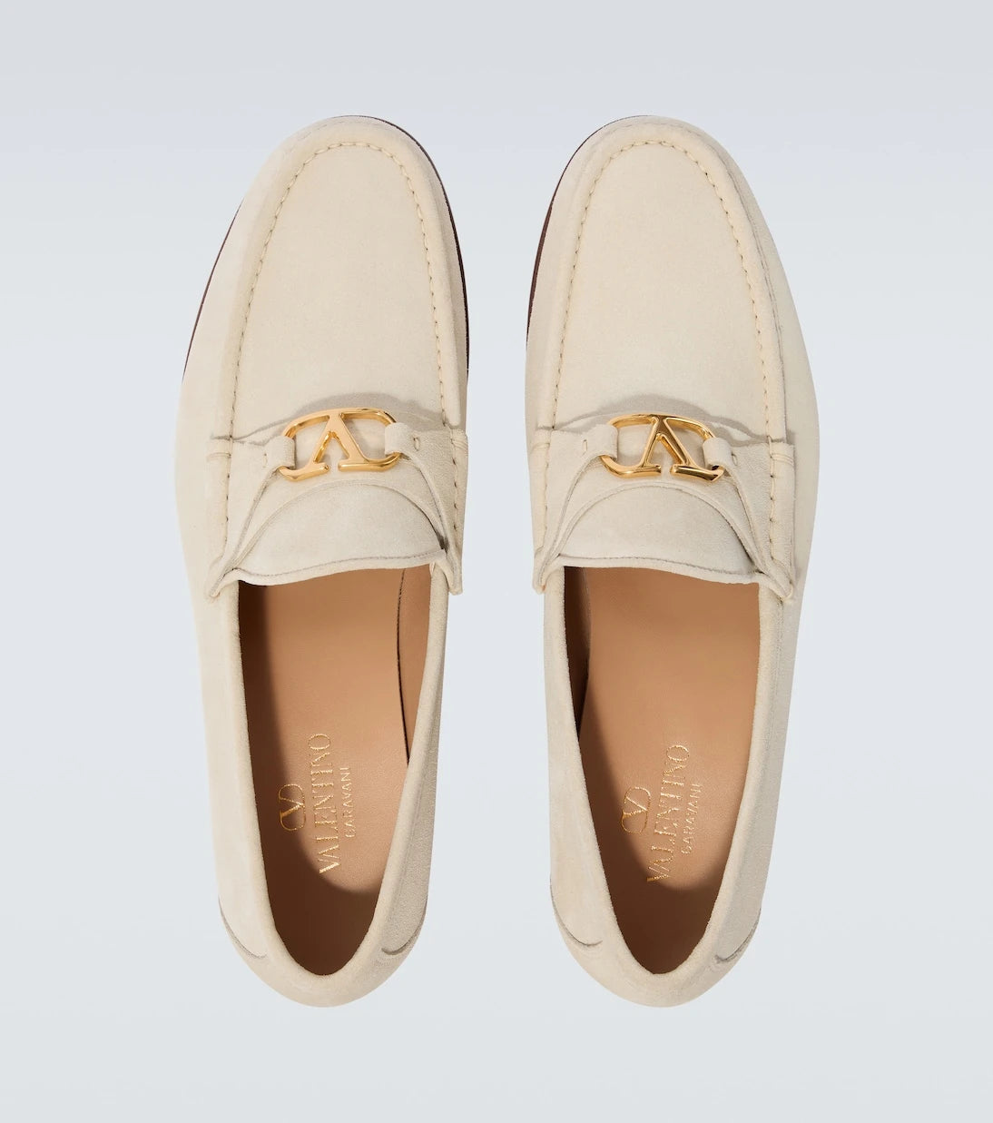 Valentino Garavani - VLogo suede loafers