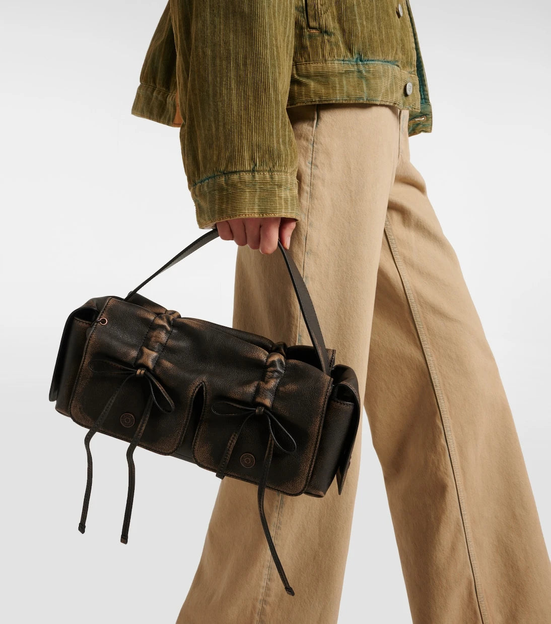 Acne Studios - Multipocket leather shoulder bag