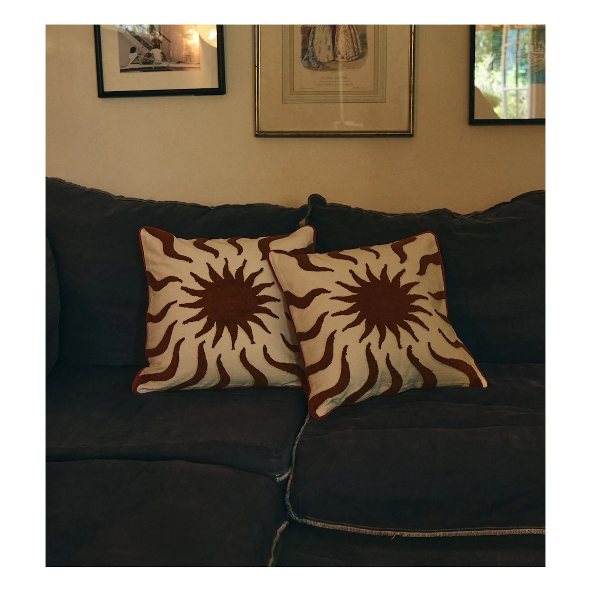 Anna + Nina - Golden Solstice cushion | Gold
