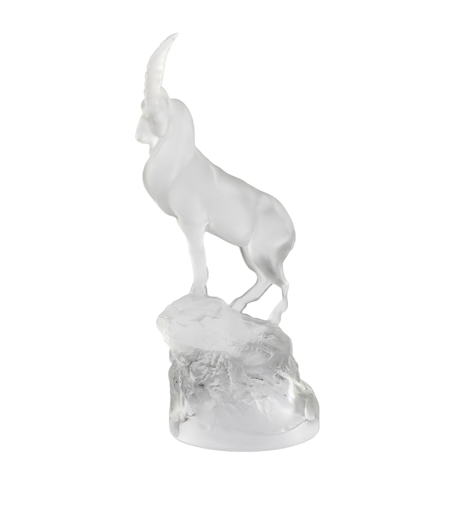 Crystal Ibex Sculpture (33.5cm)