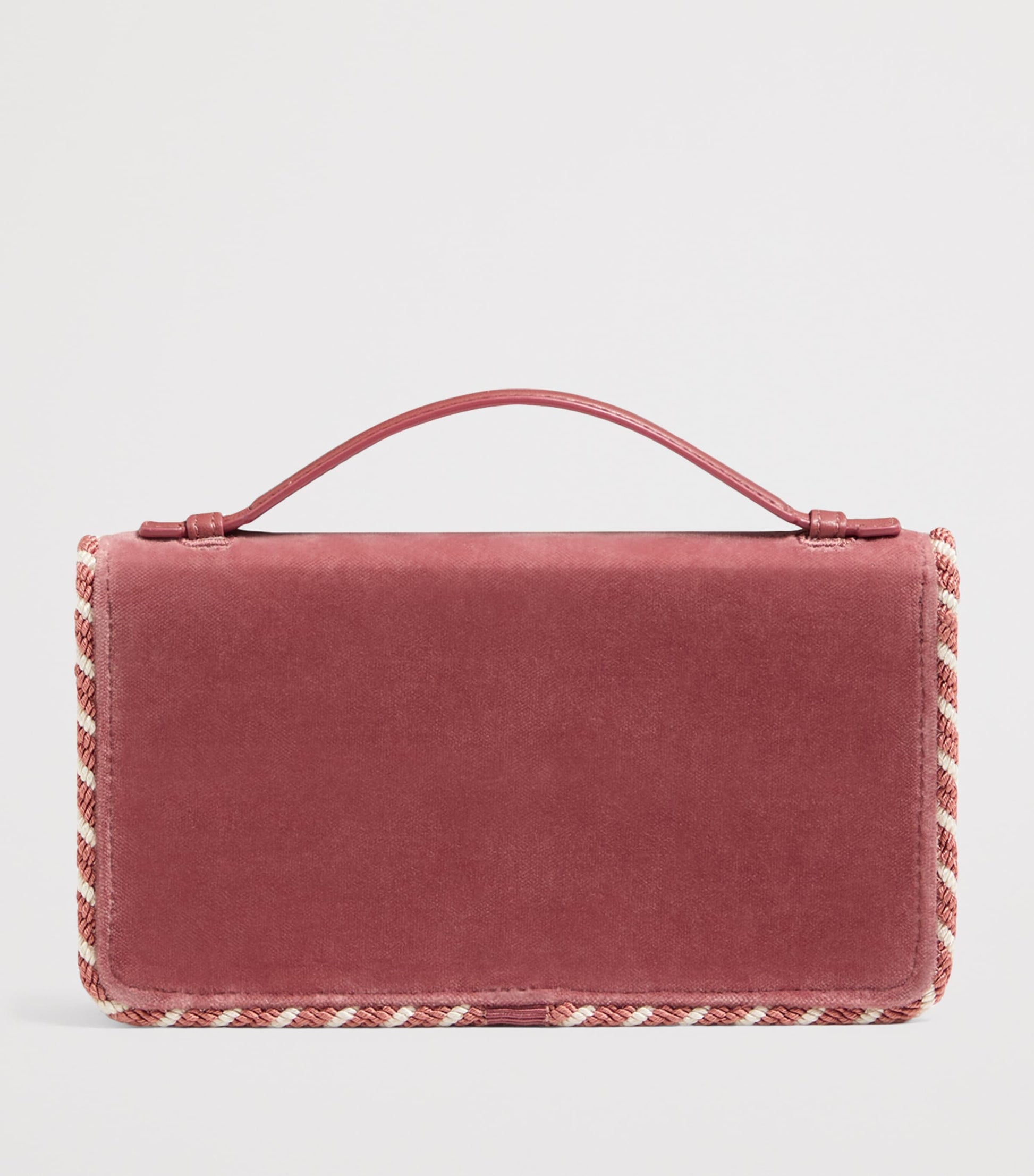 Valentino Garavani Pink VLogo Signature Wallet with Strap