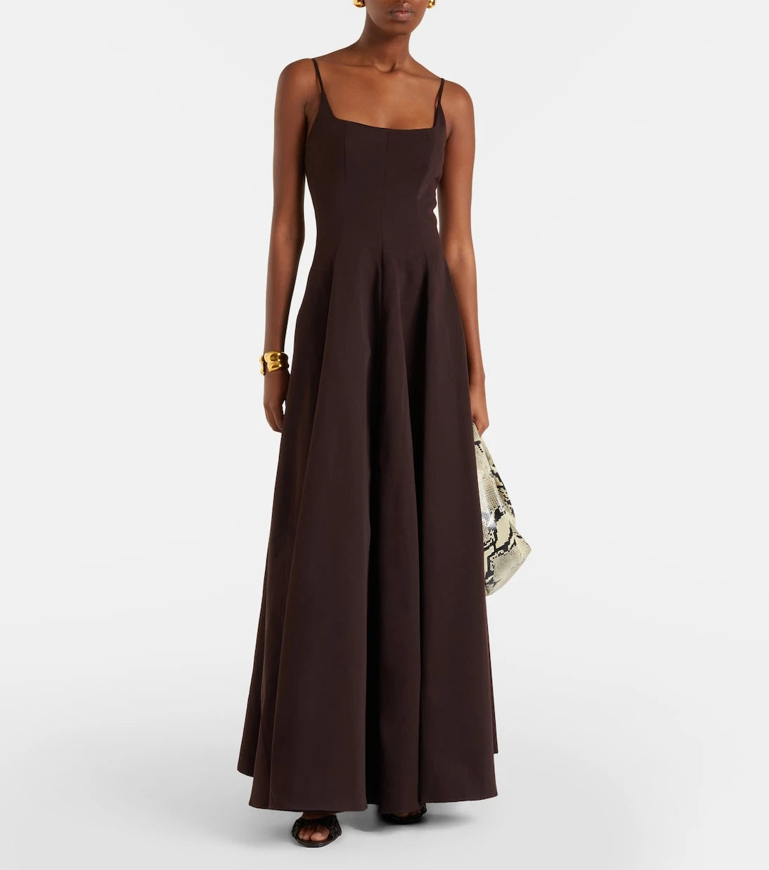 Staud - Joy cotton-blend gown