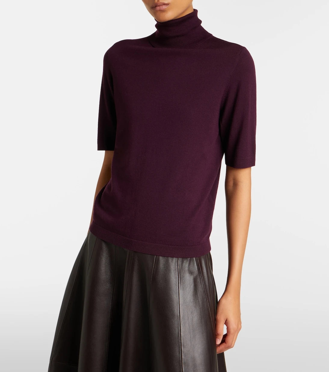 Jardin des Orangers - Turtleneck virgin wool sweater