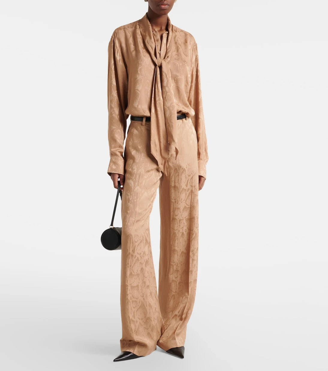 Stella McCartney - Silk-blend wide-leg pants