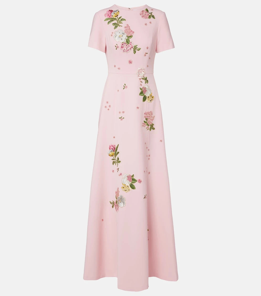 Carolina Herrera - Floral embroidered crêpe gown