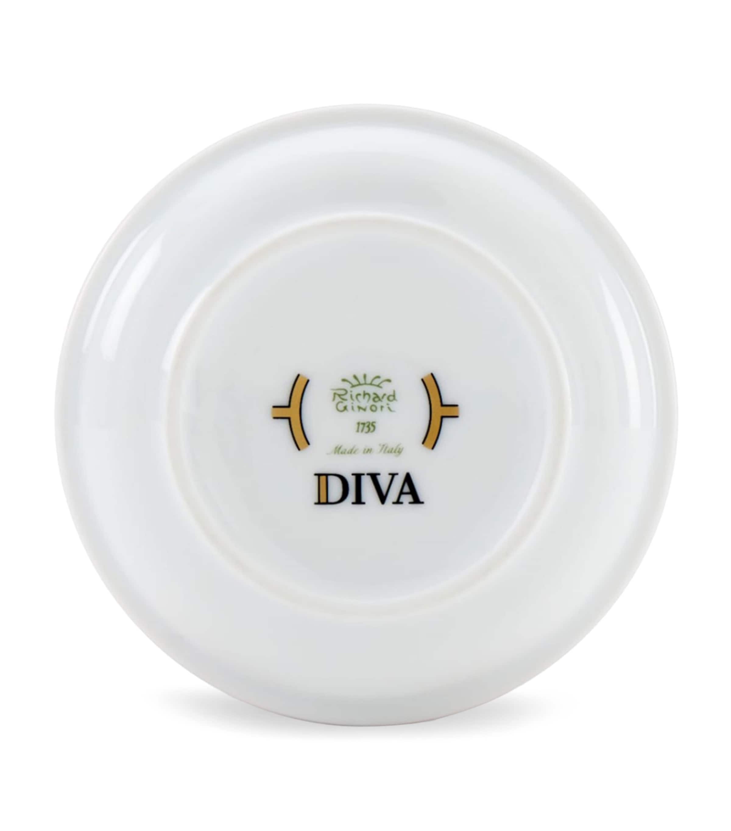 GINORI 1735 Porcelain Colonna Diva Verde Small Bowl (10cm)