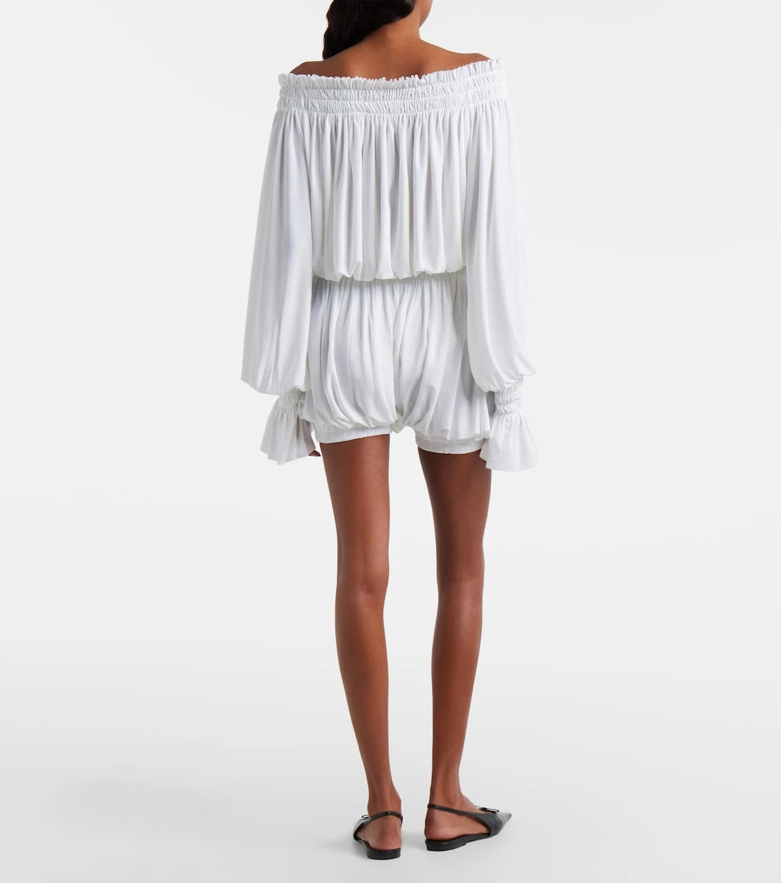 Norma Kamali - Gathered shorts