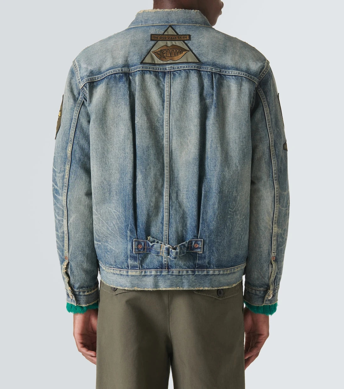 Sacai - x Mark Gonzales denim jacket
