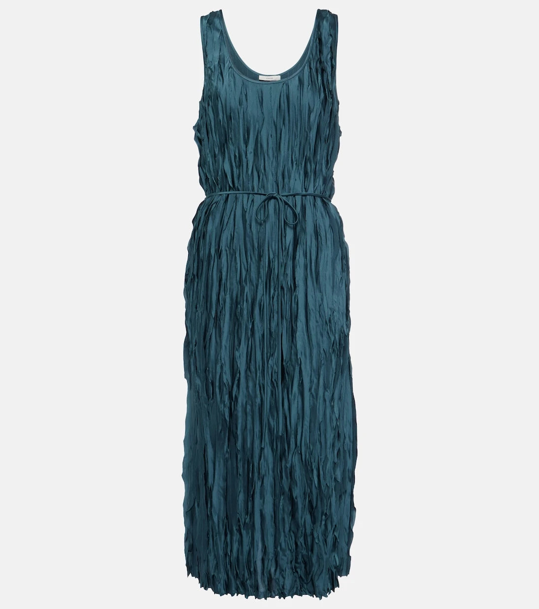 Vince - Pleated satin midi dress