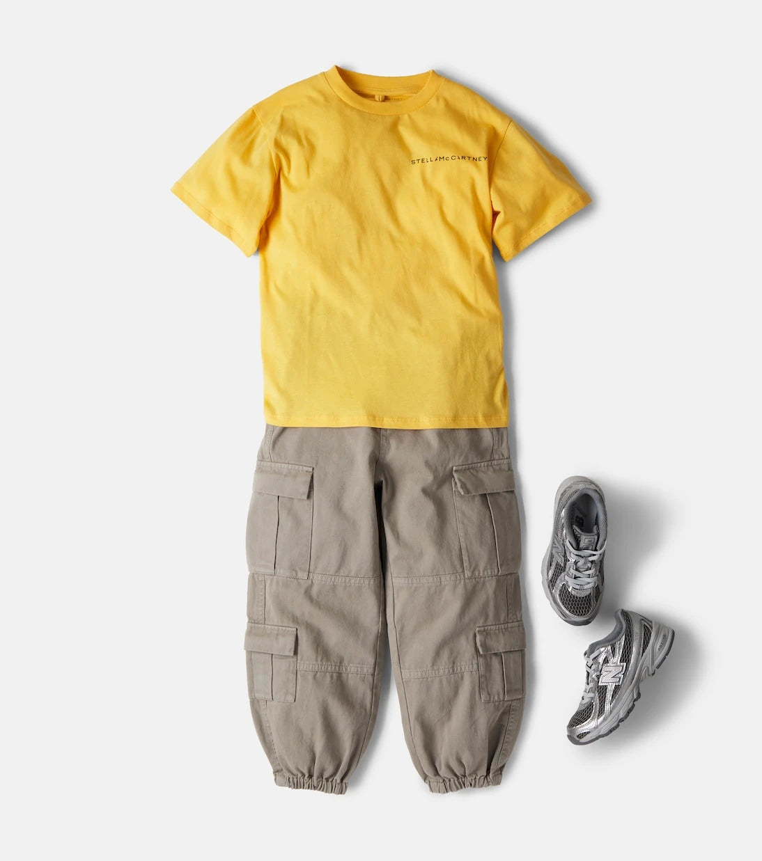Stella McCartney Kids - Cotton canvas cargo pants