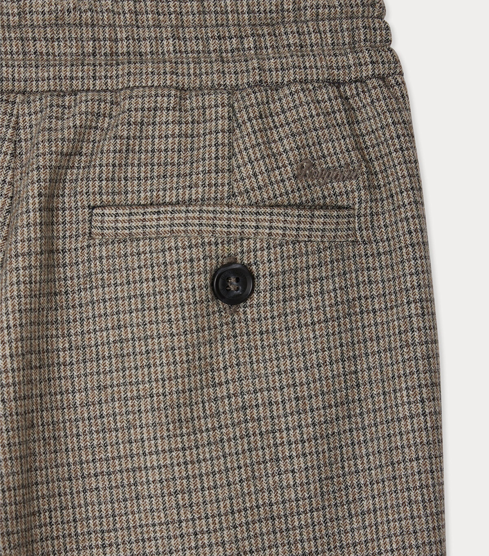 Wool-Blend Check Jones Trousers (10-14 Years)