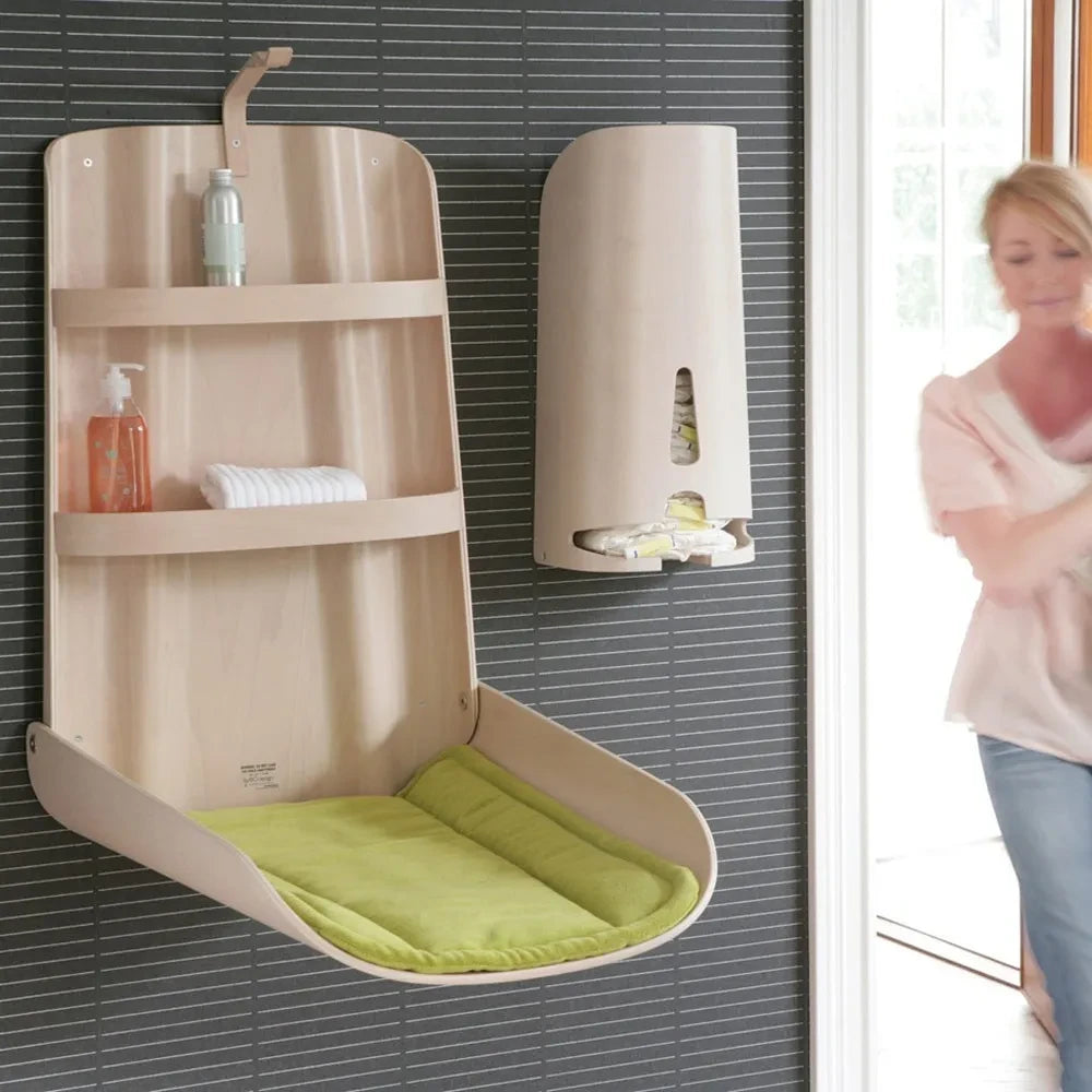 By BO design - Wall mounted changing table - white