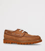 Valentino Garavani Suede Palm Avenue Boat Shoes