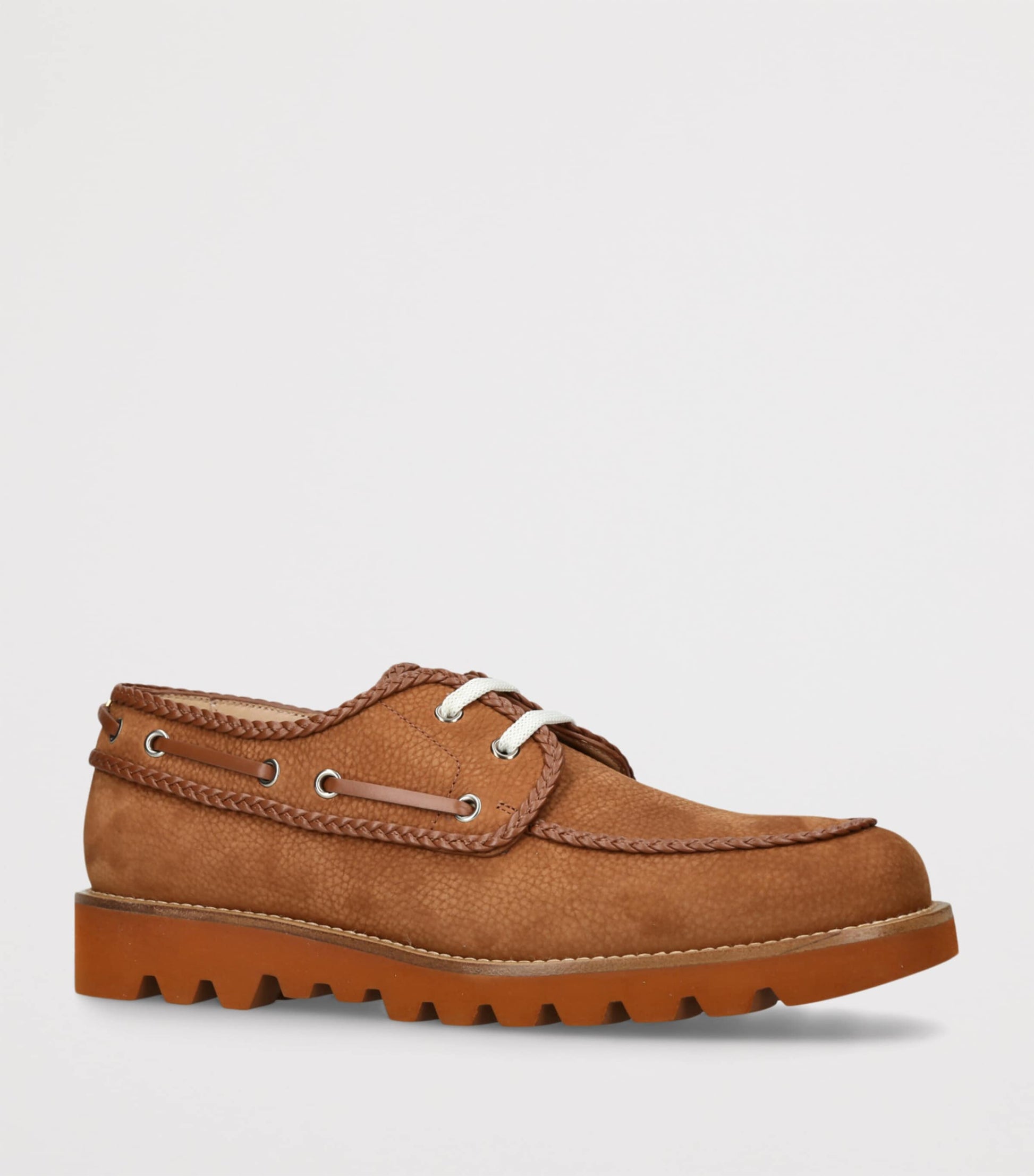 Valentino Garavani Suede Palm Avenue Boat Shoes