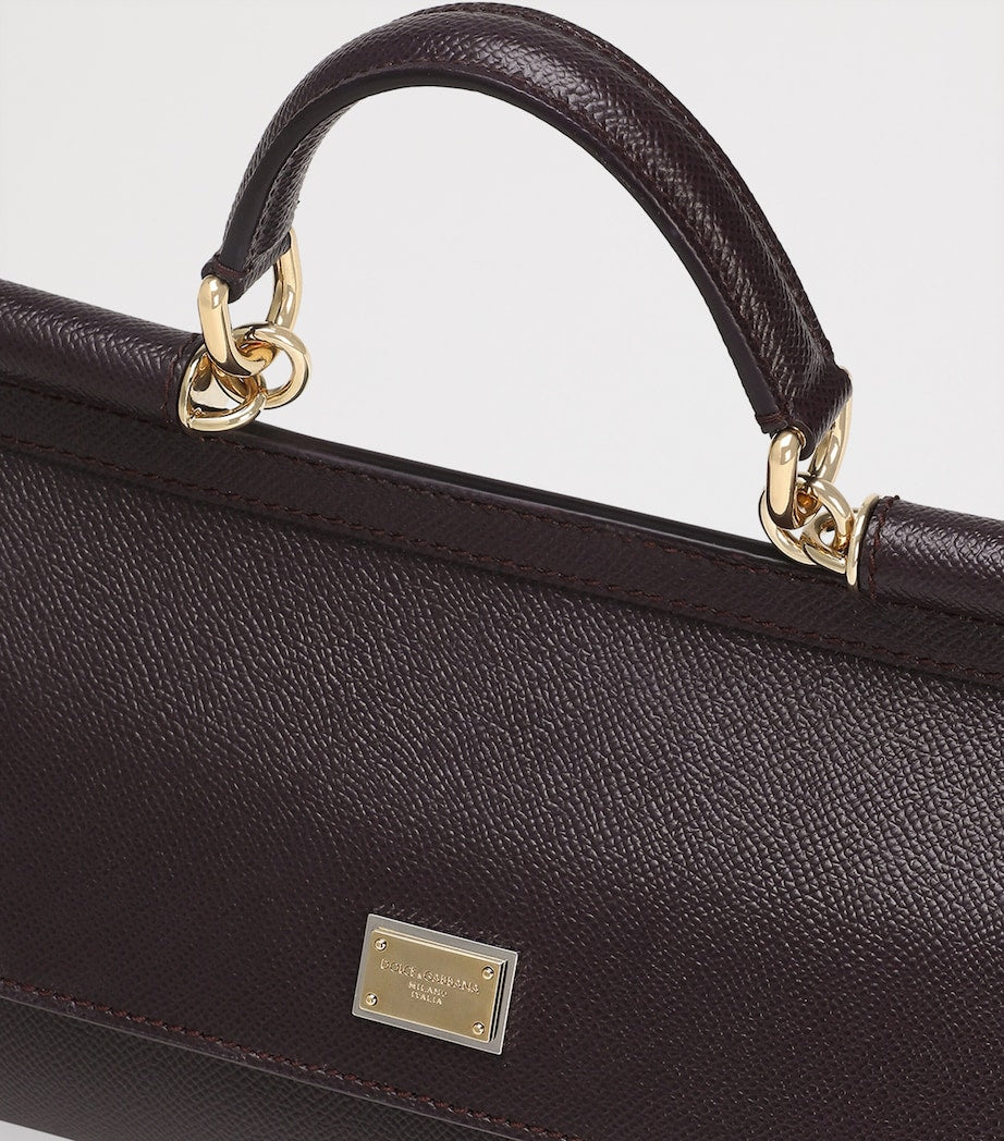 Multi Leather Sicily Top-Handle Bag