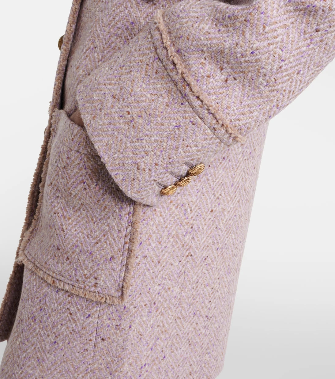 Chloé - Wool-blend tweed coat