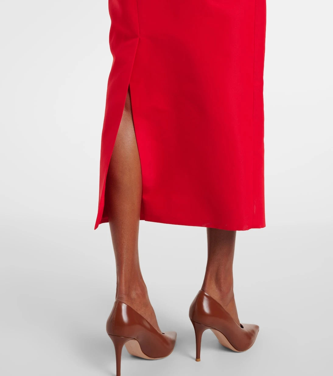 Carolina Herrera - Off-shoulder silk maxi dress