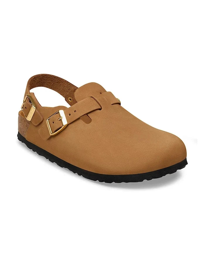 Birkenstock kadın deri terlik sabolar Tokio