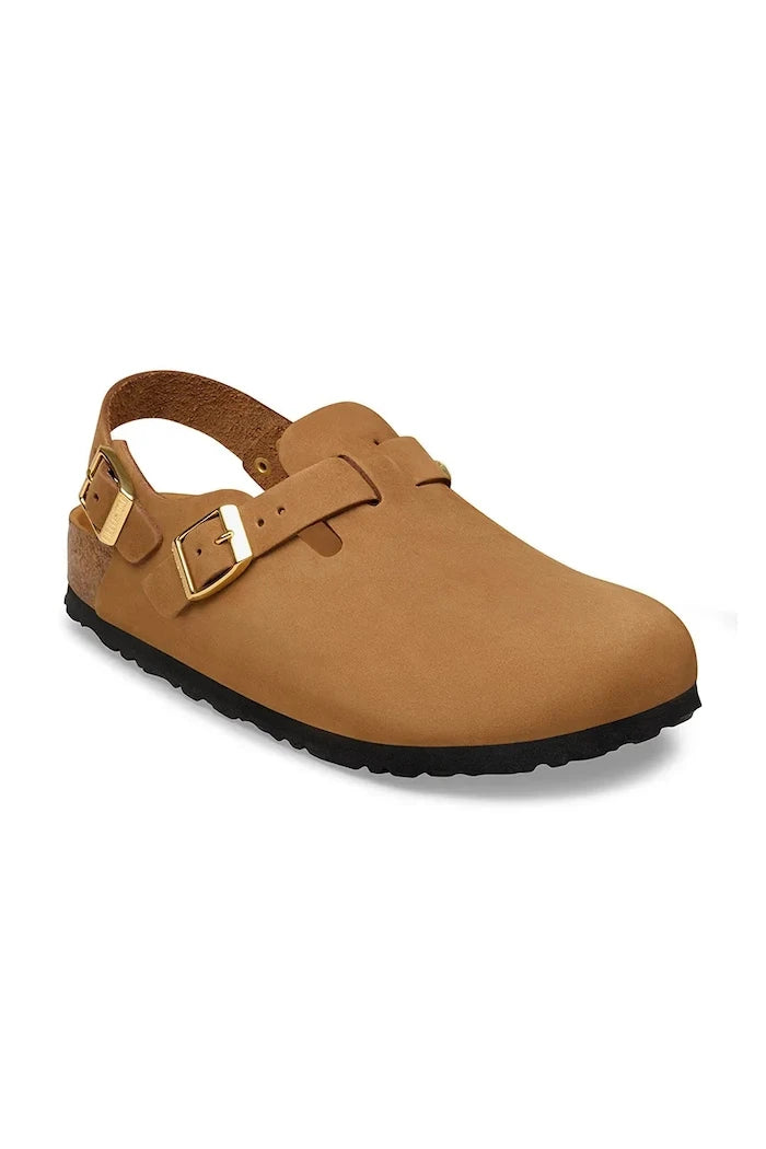 Birkenstock kadın deri terlik sabolar Tokio