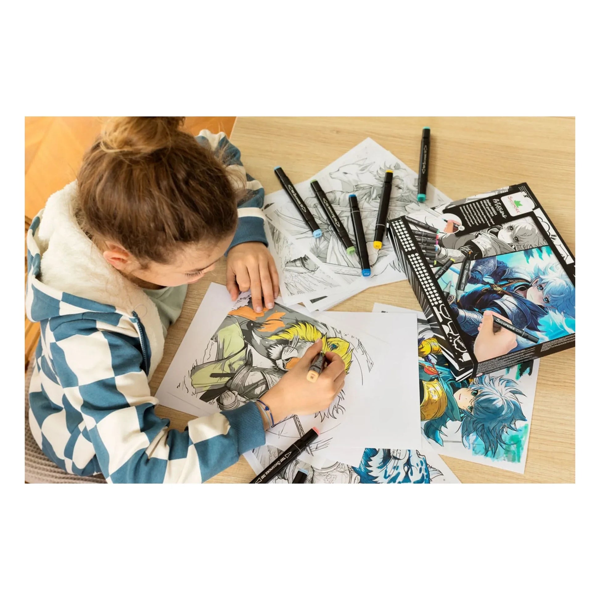 Sycomore - Manga - Layout and Warrior Heroes markers