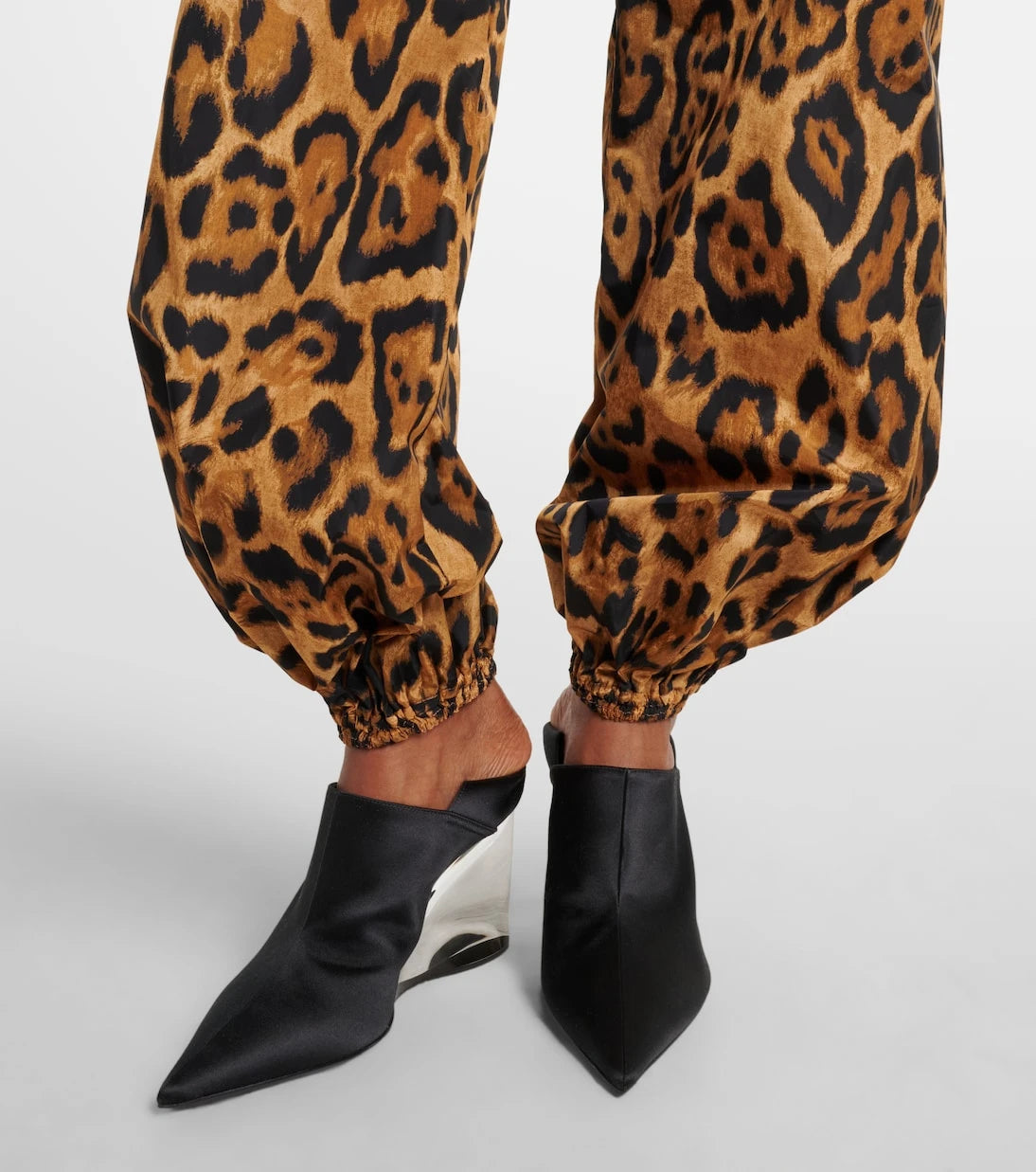 Alaïa - Leopard-print tapered pants