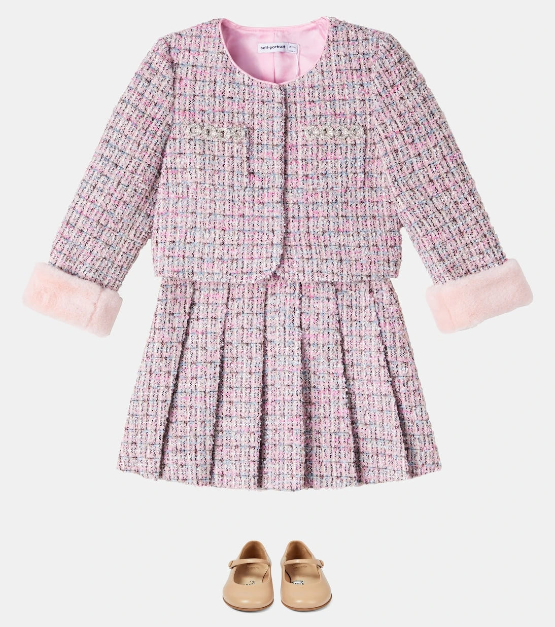 Self-Portrait Kids - Bouclé jacket
