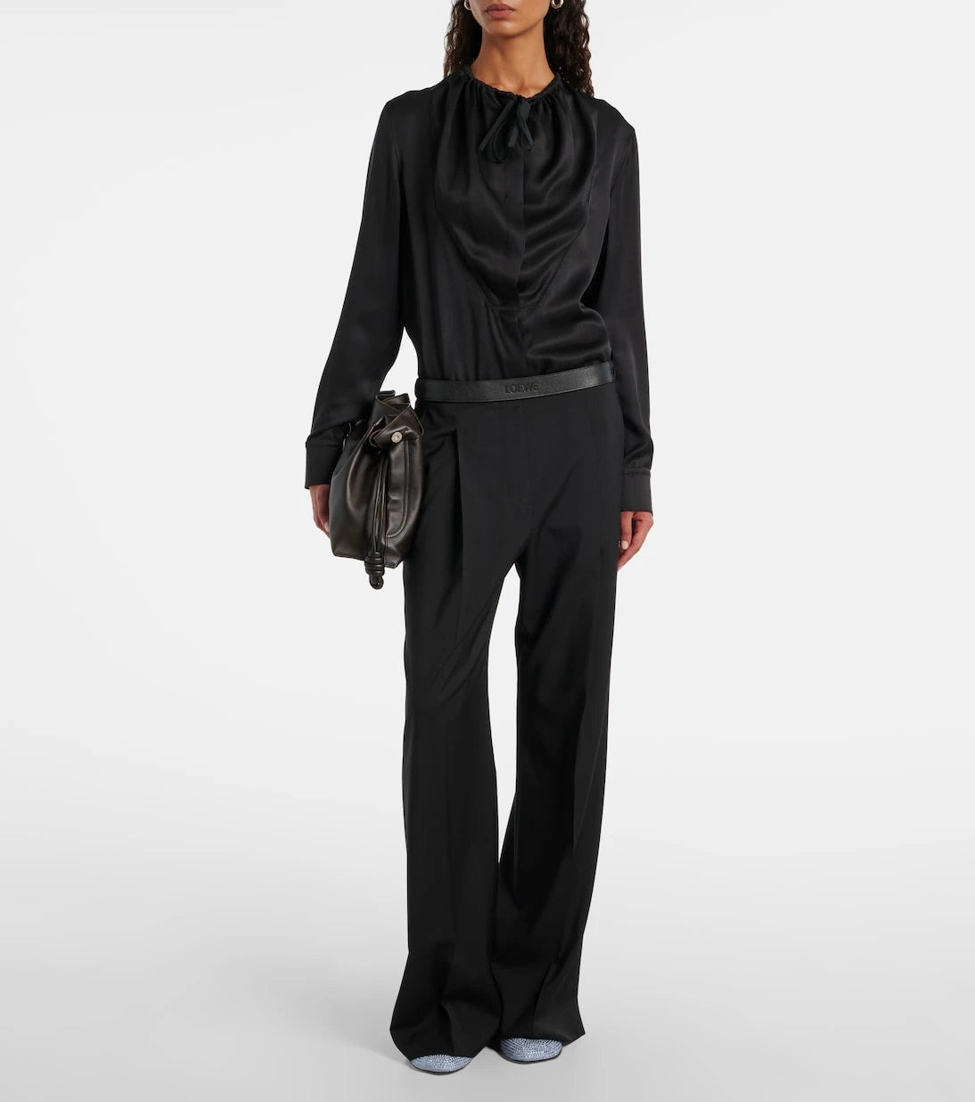 Loewe - Flamenco Medium leather clutch