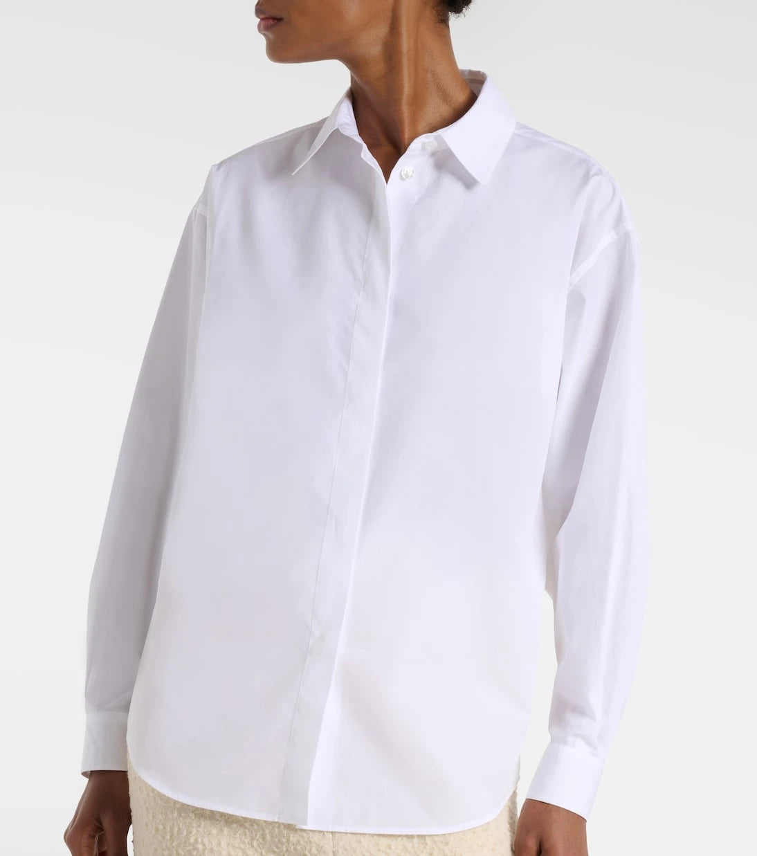 The Row - Esetan cotton poplin shirt